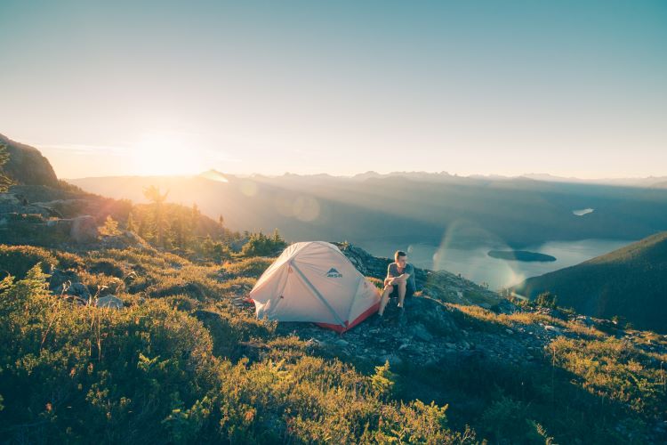 Campen im Golden Ears Provincial Park in Kanada